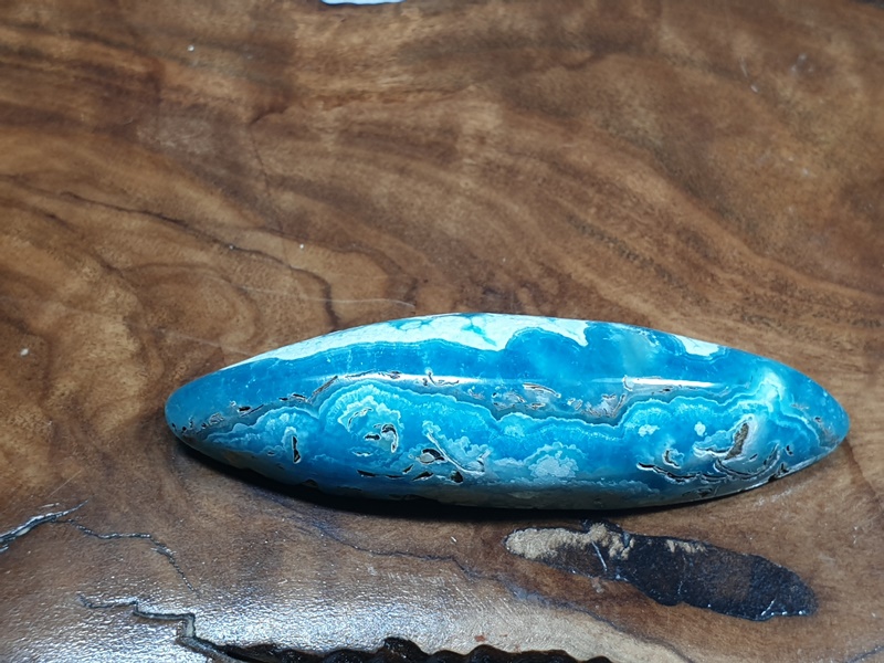 σμιθσονίτης μπλε καμπουσόν (blue smithsonite cabochon) cab14 lavriostone