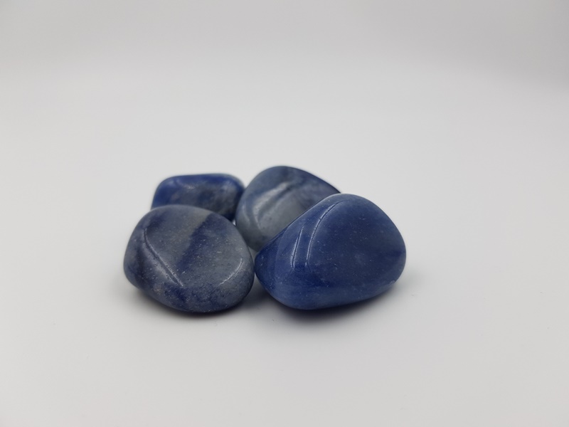 Μπλε Χαλαζίας βότσαλο - Blue quartz Cr86 Lavriostone