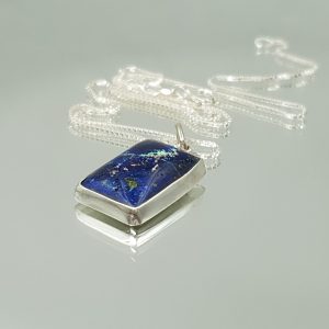 Μενταγιόν με αζουρίτη (azurite)-UC30 Lavriostone