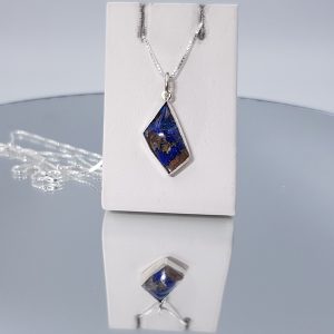 Μενταγιόν με αζουρίτη (azurite)-UC4 Lavriostone