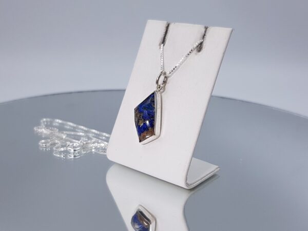 Μενταγιόν με αζουρίτη (azurite)-UC4 Lavriostone