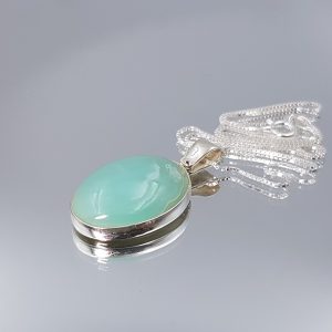 Μενταγιόν με σμιθσονίτη (smithsonite)-UC15 Lavriostone