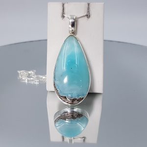 Μενταγιόν με σμιθσονίτη (smithsonite)-UC18 Lavriostone