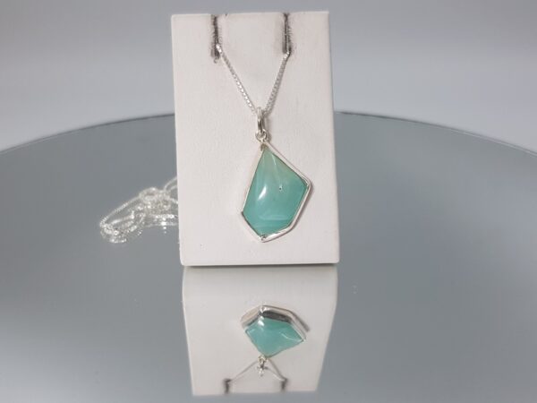 Μενταγιόν με σμιθσονίτη (smithsonite)-UC21 Lavriostone