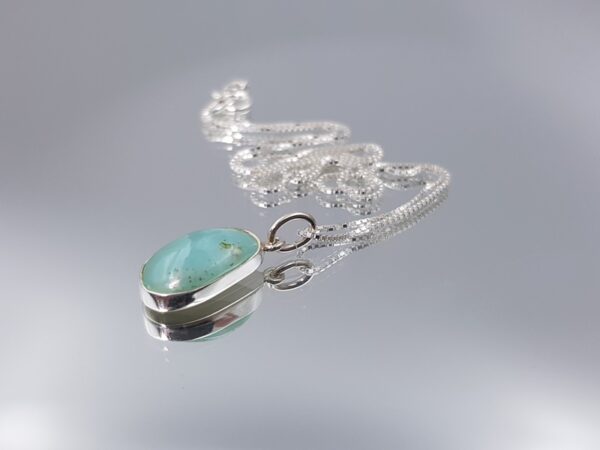 Μενταγιόν με σμιθσονίτη (smithsonite)-UC23 Lavriostone