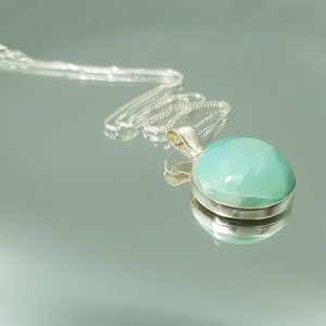 Μενταγιόν με σμιθσονίτη (smithsonite)-UC26 Lavriostone
