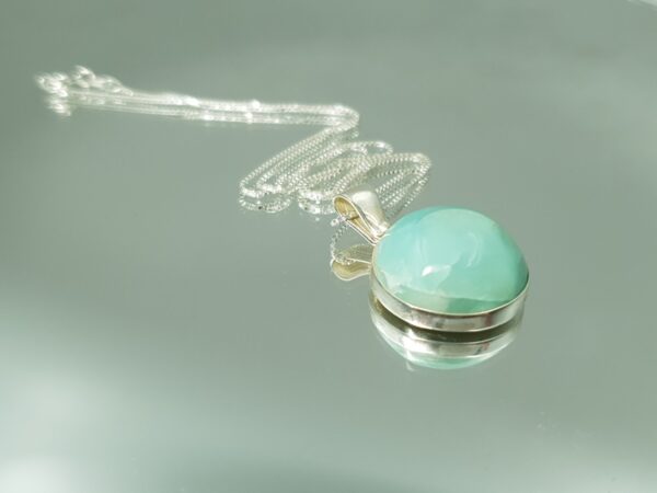 Μενταγιόν με σμιθσονίτη (smithsonite)-UC26 Lavriostone
