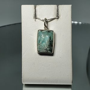 Μενταγιόν με σμιθσονίτη (smithsonite)-UC27 Lavriostone