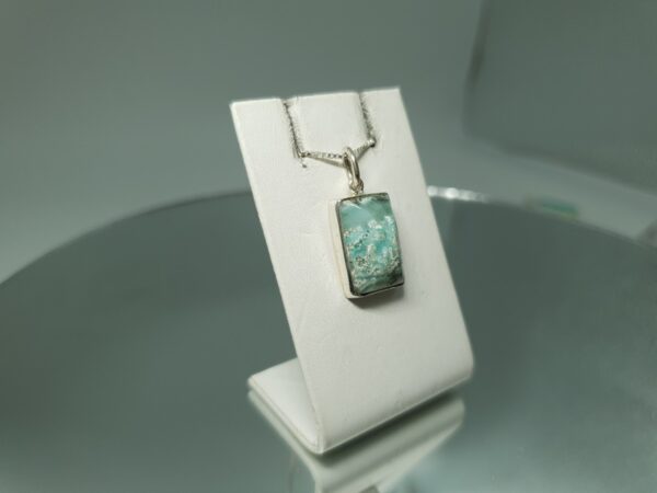 Μενταγιόν με σμιθσονίτη (smithsonite)-UC27 Lavriostone