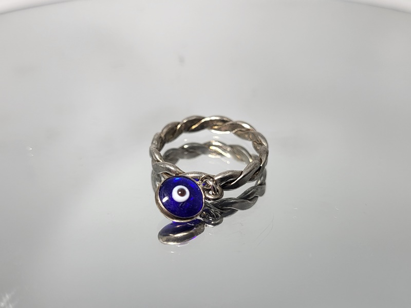 Ασημένιο δαχτυλίδι 925 με ασημένια στοιχεία_R98 Lavriostone!