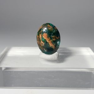 Cuprian Αδαμίτης cabochon_CAb166 Lavriostone