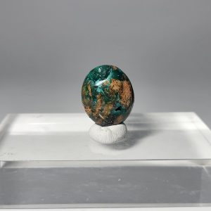 Cuprian Αδαμίτης cabochon_CAb167 Lavriostone