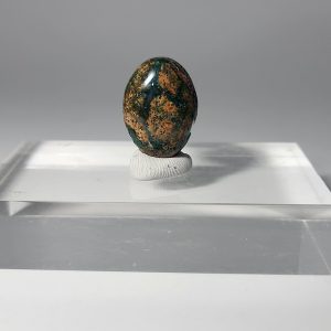 Cuprian Αδαμίτης cabochon_CAb169 Lavriostone