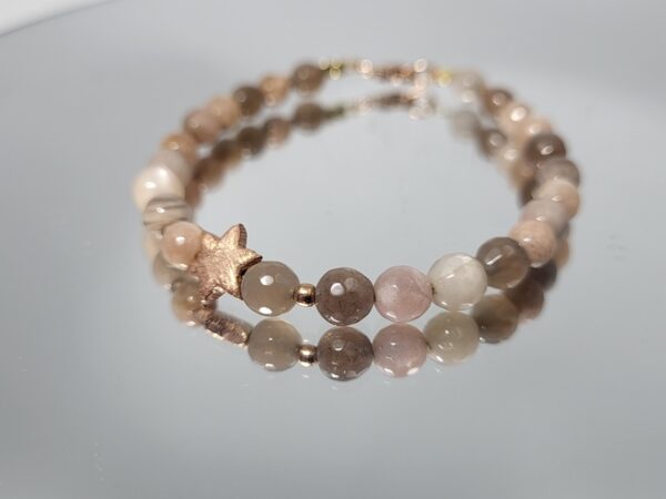 Βραχιόλι με sunstone  _B192 Lavriostone.