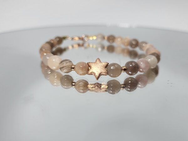 Βραχιόλι με sunstone  _B192 Lavriostone.