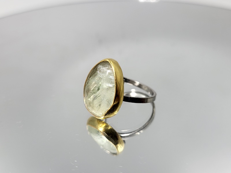 Δαχτυλίδι με Φθορίτη πράσινο_UC307 Lavriostone