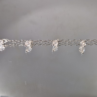 Silver Bracelet-Ασημένιο βραχιόλι με Χαλαζία-B213 Lavriostone.