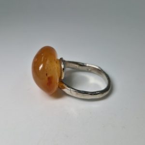 Brass ring-Μπρούτζινο Δαχτυλίδι με Καρνεόλη_BR163 Κατασκευη δια χειρός Lavriostone.