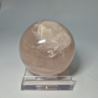 Pink Quartz Ροζ Χαλαζίας σφαίρα _ SP64 Lavriostone.