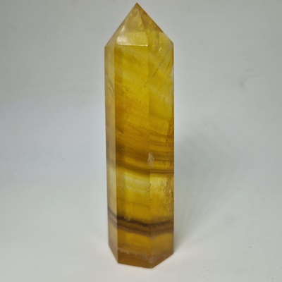 Point Fluorite yellow Φθορίτης κίτρινος _P336 Lavriostone