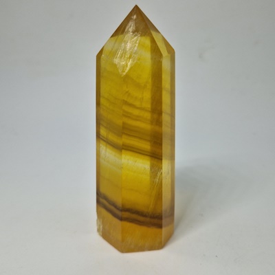 Point Fluorite yellow Φθορίτης κίτρινος _P337 Lavriostone
