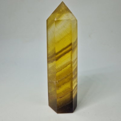 Point Fluorite yellow Φθορίτης κίτρινος _P338 Lavriostone