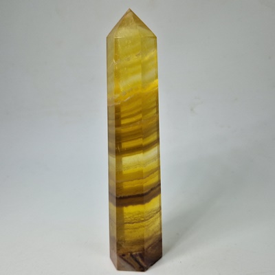 Point Fluorite yellow Φθορίτης κίτρινος _P339 Lavriostone