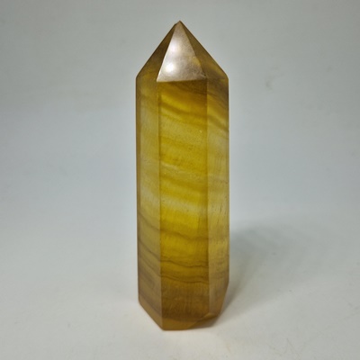Point Fluorite yellow Φθορίτης κίτρινος _P340 Lavriostone