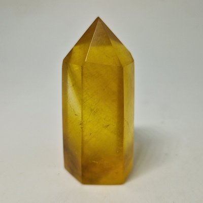 Point Fluorite yellow Φθορίτης κίτρινος _P341 Lavriostone