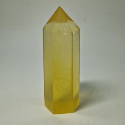 Point Fluorite yellow Φθορίτης κίτρινος _P342 Lavriostone
