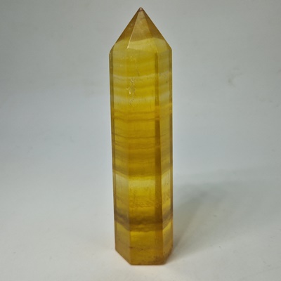 Point Fluorite yellow Φθορίτης κίτρινος _P347 Lavriostone