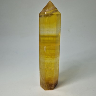 Point Fluorite yellow Φθορίτης κίτρινος _P349 Lavriostone