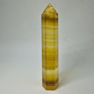 Point Fluorite yellow Φθορίτης κίτρινος _P355 Lavriostone