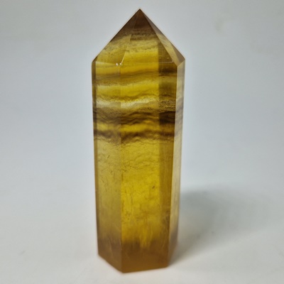Point Fluorite yellow Φθορίτης κίτρινος _P356 Lavriostone