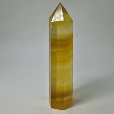 Point Fluorite yellow Φθορίτης κίτρινος _P357 Lavriostone