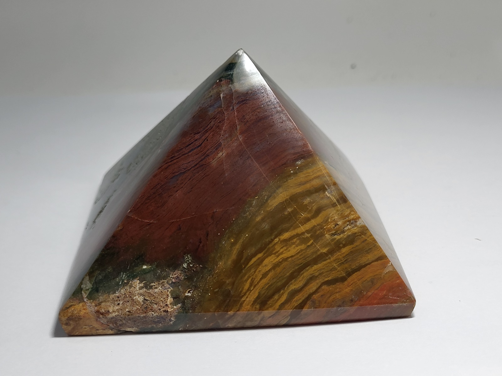Pyramida Iaspis Picasso-Pyramid Jasper Picasso- Min3131 (4) Pyramida Iaspis Picasso-Pyramid Jasper Picasso- Min3131 (8)